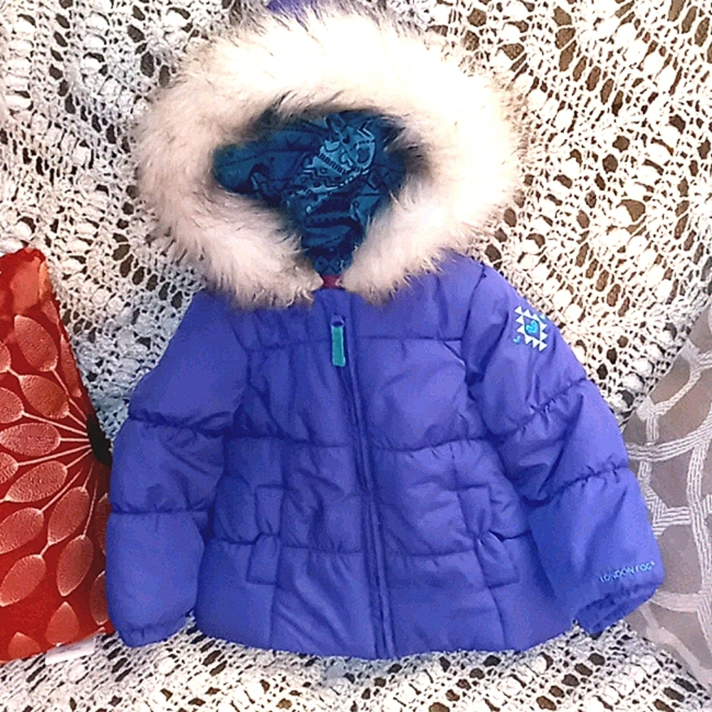 London Fog Sz 2T Purple 💜 Winter Coat